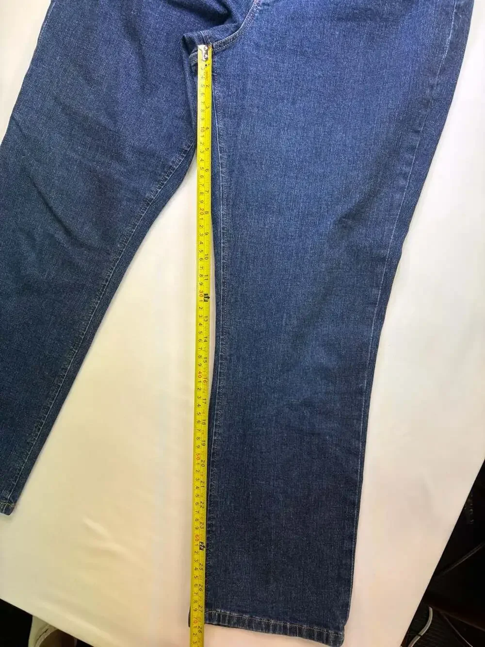 Lauren Jeans Co. Ralph Lauren Women's Dark Blue Denim Jeans Size 16